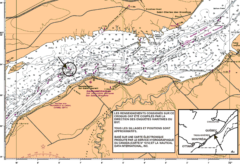 Croquis des lieux de l'événement